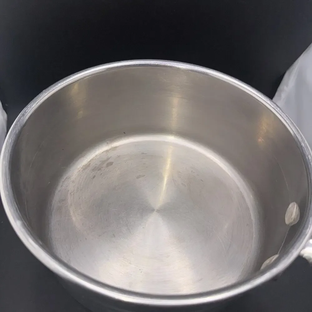 EKCO Eterna 2 Qt 18/10 Stainless Steel Saucepan Pot Long Handle Made China